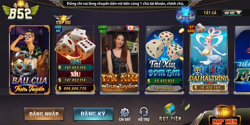 Cách tải game nổ hũ B52
